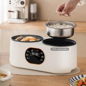 CASSEROLE ELECTRIQUE AVEC 2 COMPATIMENT
